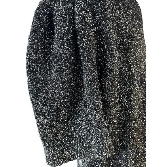 Kate Spade New York Womens Kate Spade New York Metallic Cropped Sweater EUC puff - Picture 5 of 14